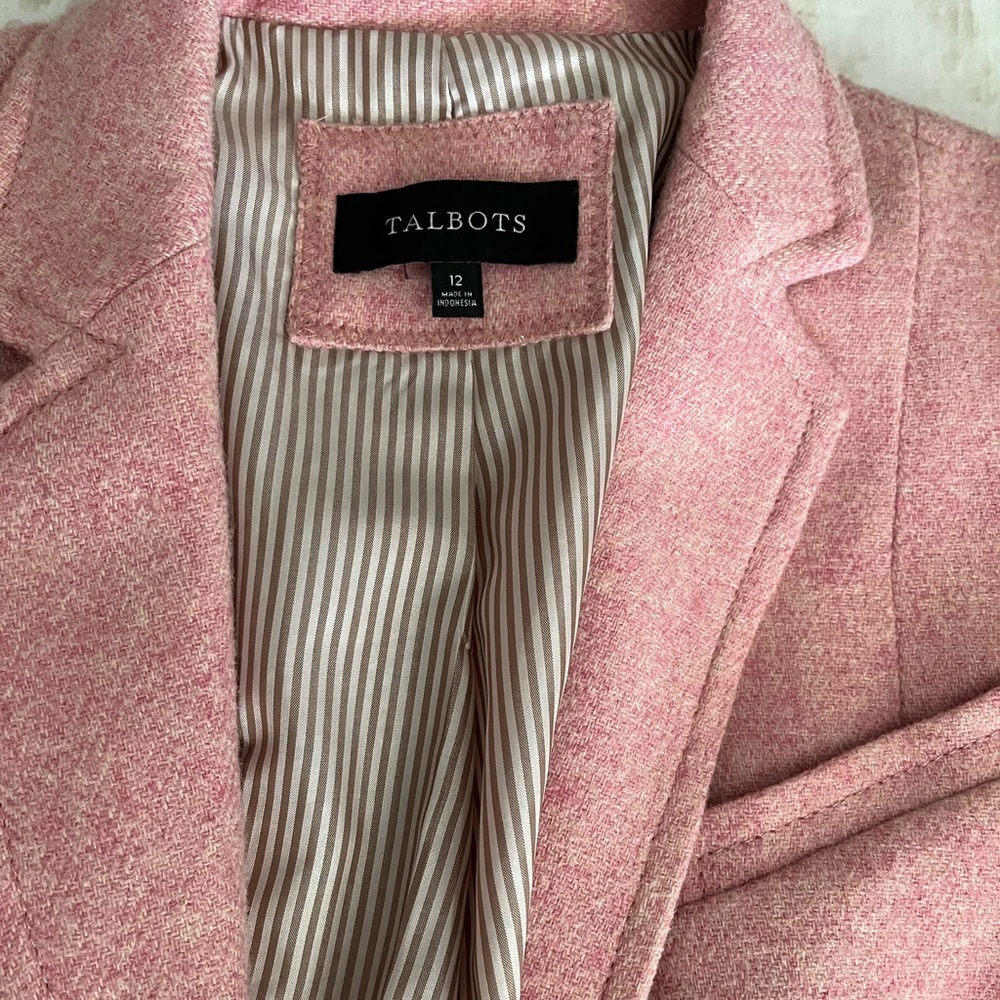 Talbots Pink Blazer - Picture 5 of 8